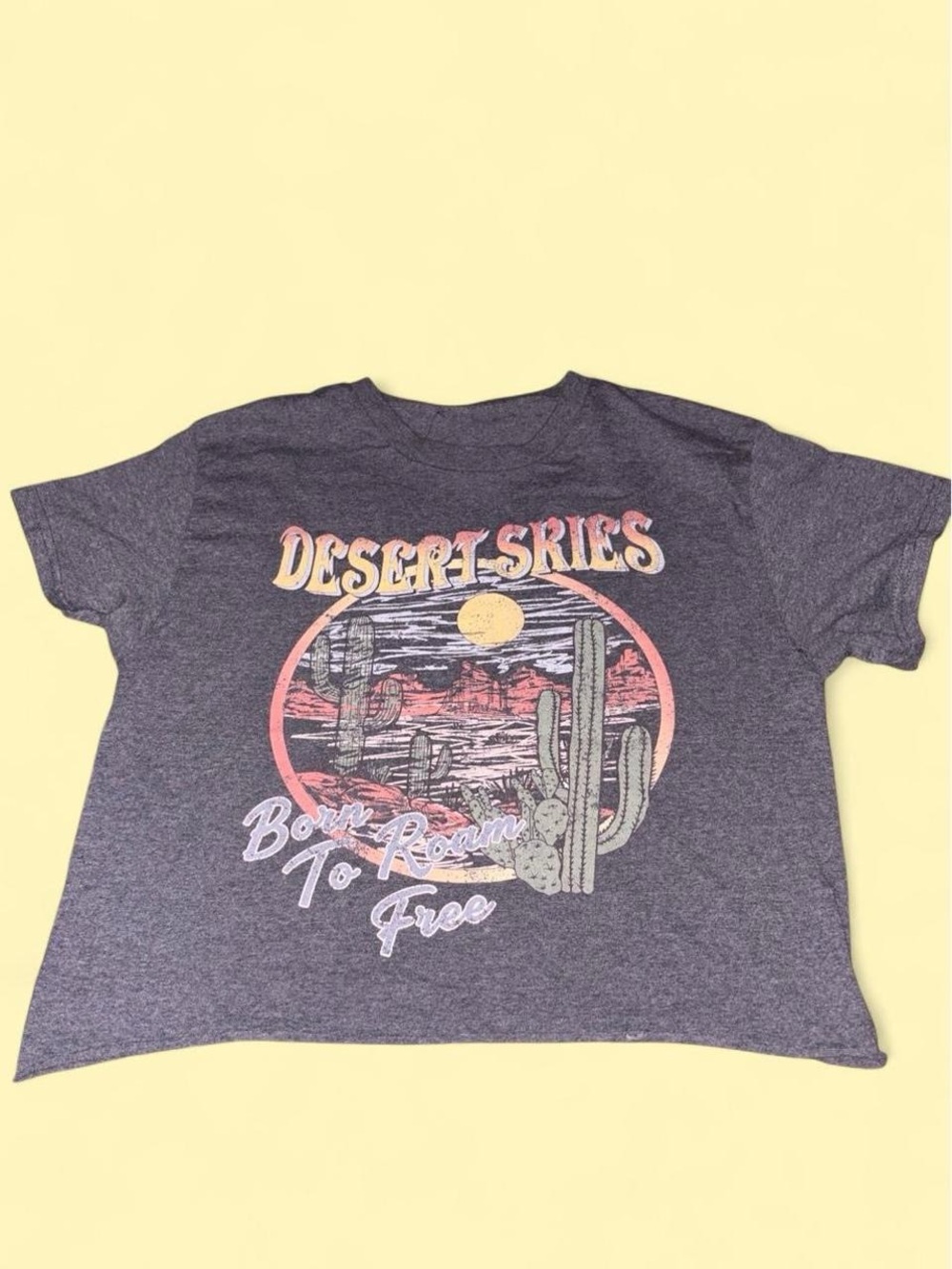 Desert Skies cropped Graphic Tee